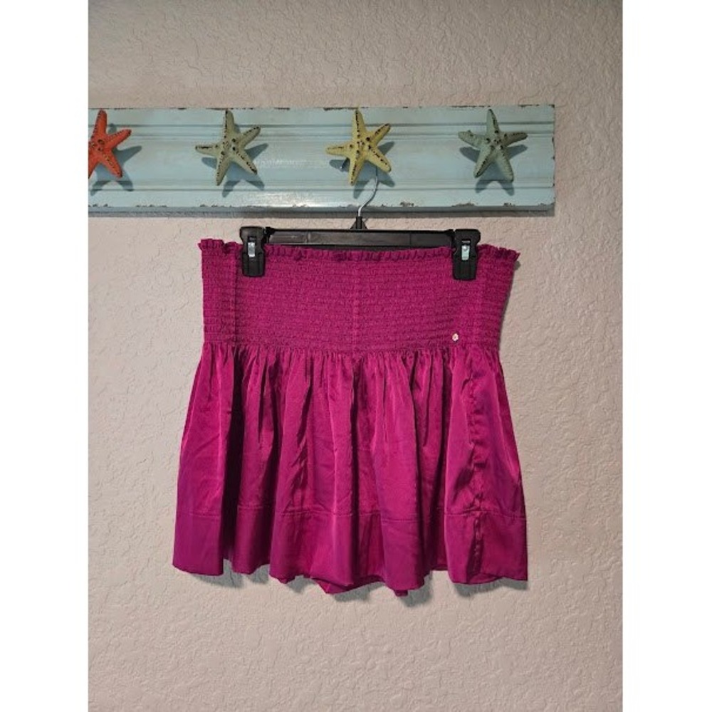 Natural Life Fushia‎ Satin Shorts